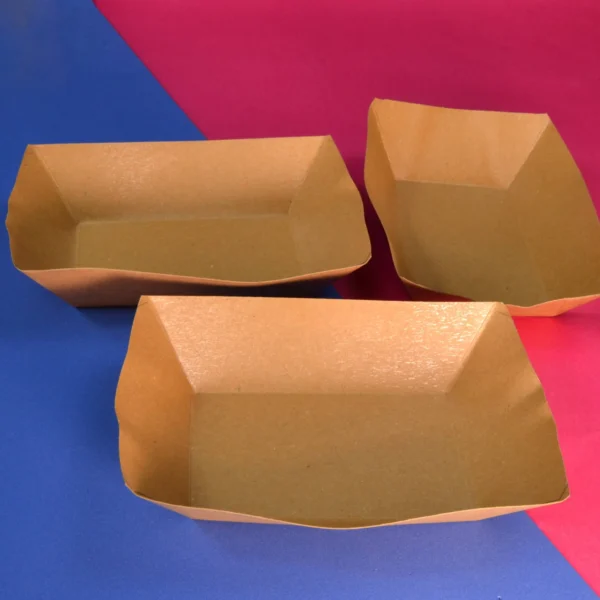 Bandeja kraft 2lb Cartón Kraft