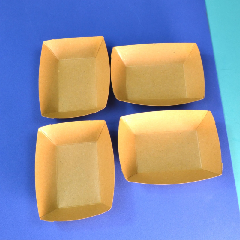 Bandeja kraft 1/4lb Cartón Kraft